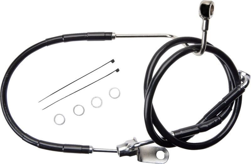 Bromsslang bak Drag Specialties bak Softail 11-17 blå