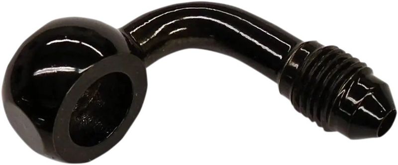 Banjokoppling Magnum Shielding AN3 90°/10 mm Black Pearl