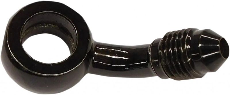 Banjokoppling Magnum Shielding AN3 45°/10 mm Black Pearl