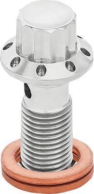 Banjobult Arlen Ness 12 00-07 3/8-24 titan polerad