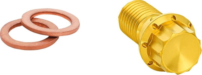 Banjobult Arlen Ness 12 dubbel titan/guld
