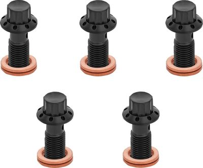 Bultar Arlen Ness 12 M10X1.0 (5-pack) titan/svart