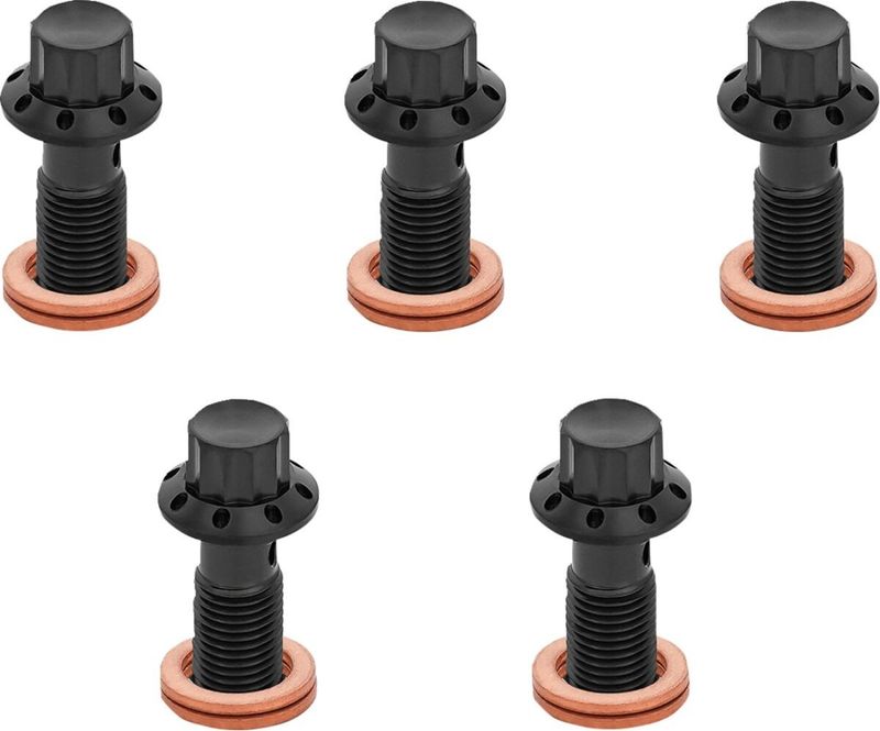 Bultar Arlen Ness 12 M10X1.0 (5-pack) titan/svart