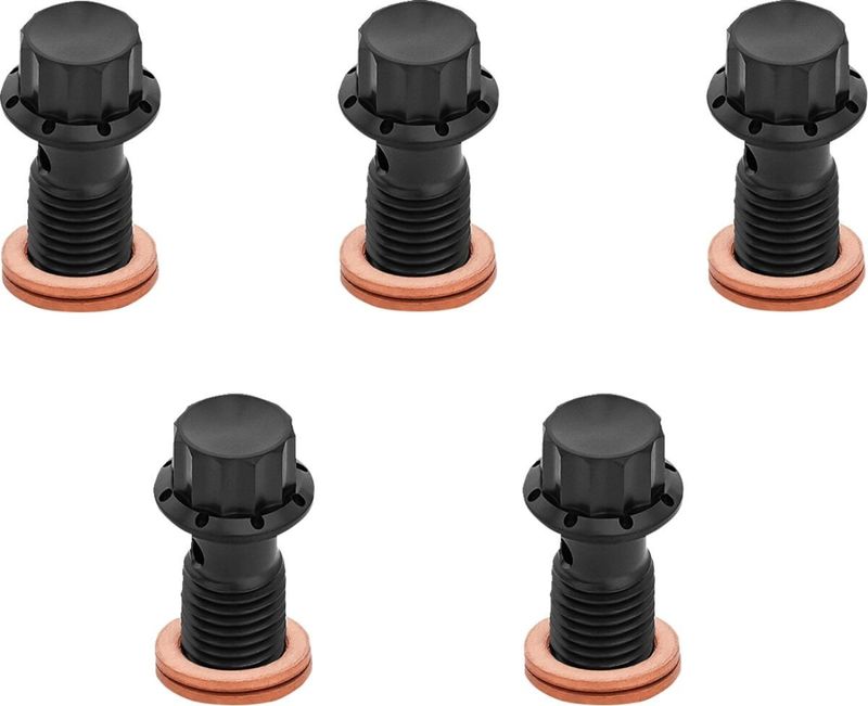 Bultar Arlen Ness 12 dubbel (5-pack) titan/svart
