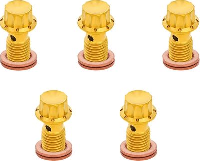 Bultar Arlen Ness 12 dubbel (5-pack) titan/guld