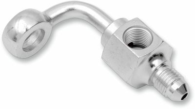 Banjokoppling Drag Specialties Rear Brake 90 Hole krom stål