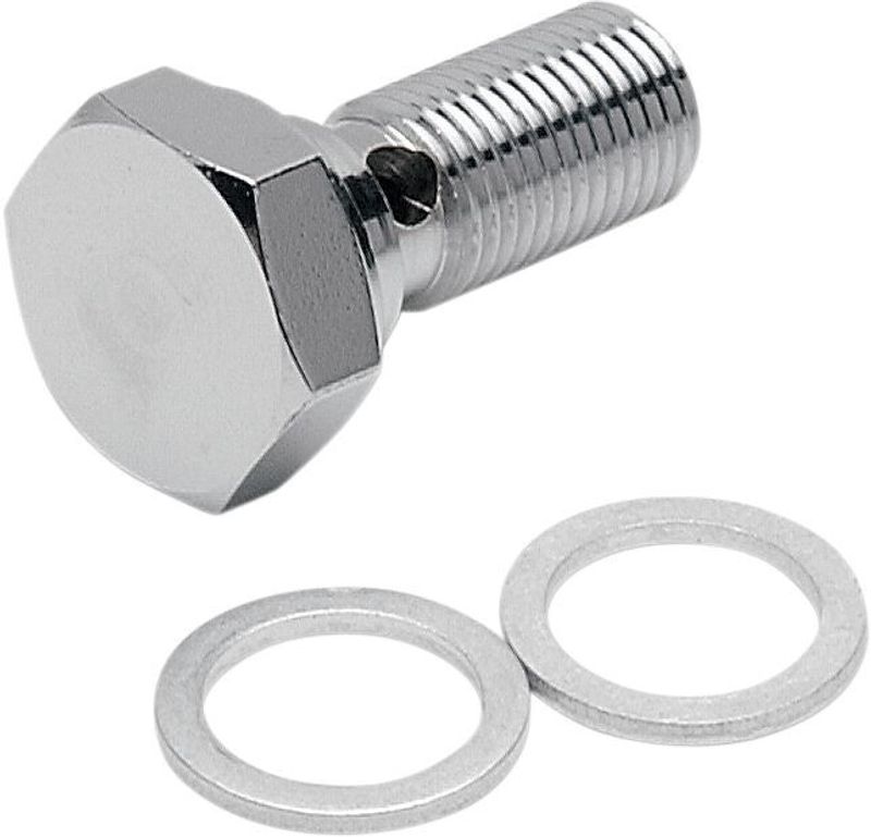 Banjoskruv Drag Specialties 24 7/16 3/8 krom stål