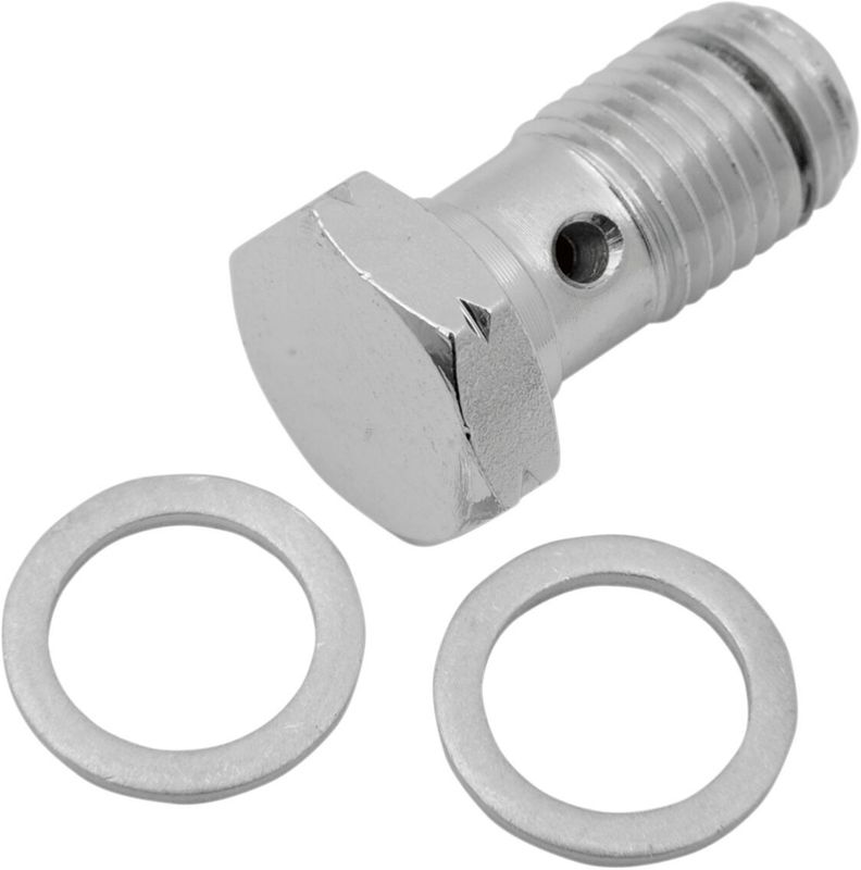 Banjoskruv Drag Specialties 1.25 10MM krom stål