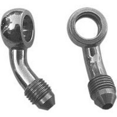 Banjokoppling Goodridge 600 45 aluminium svart