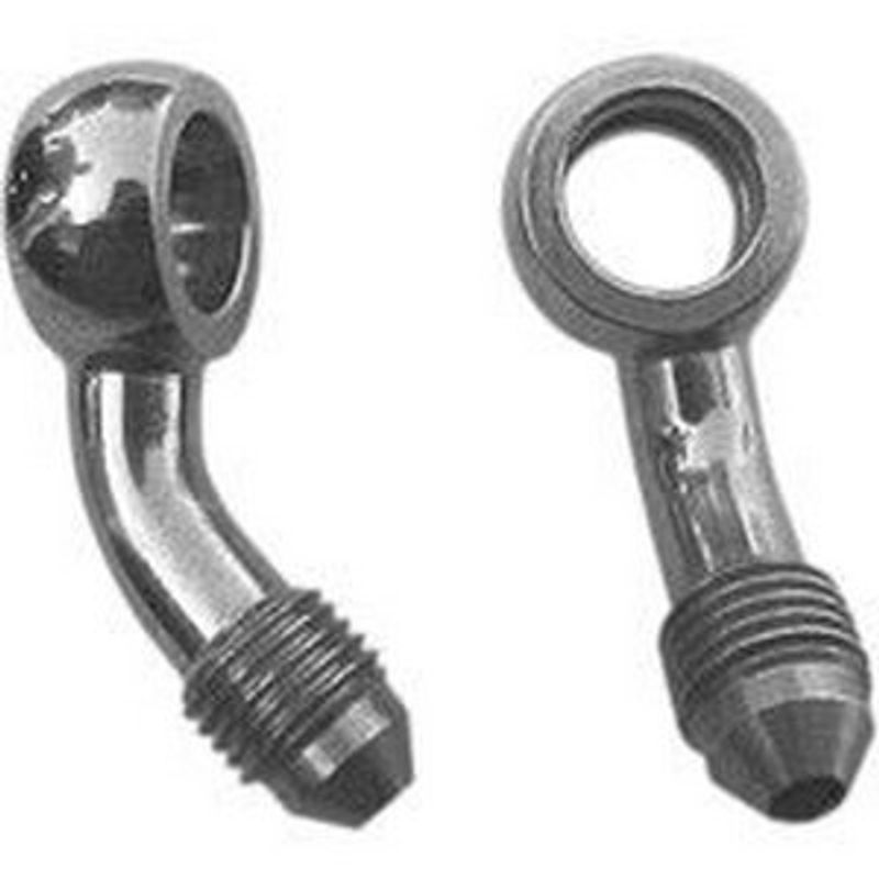 Banjokoppling Goodridge 600 45 aluminium svart
