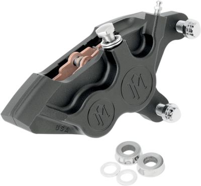 Bromsok 4-kolvs höger fram Performance Machine PM 137x4B bult-på 11.5" Black Ops Softail 00-14 m.fl.