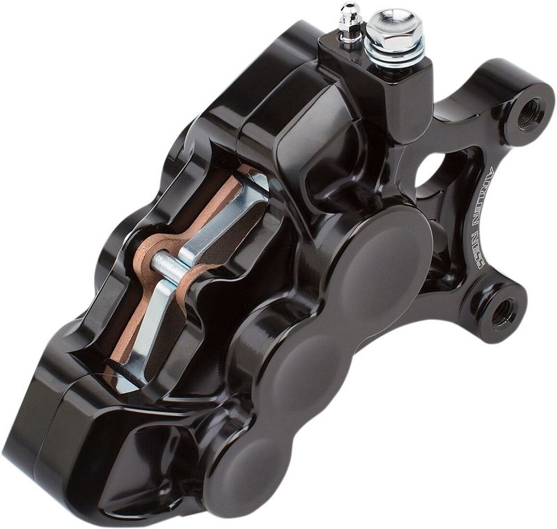Bromsok fram vänster 6-kolv Arlen Ness 14" svart Softail 15-26