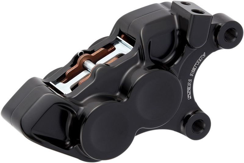Bromsok kolv fram Arlen Ness 4 höger Softail 15-26 svart