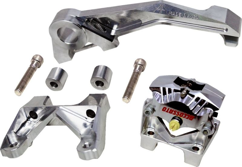 Fäste bromsok Alloy Art Touring 09-upp, Trike 14-21 rostfri obehandlad