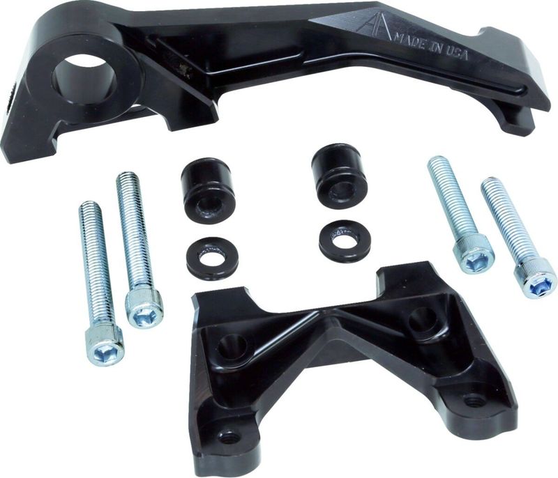 Fäste bromsok Alloy Art Touring 09-upp, Trike 14-21 rostfri svart