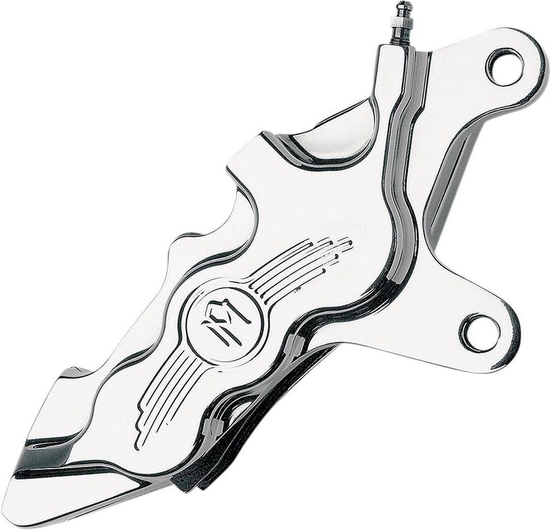 Bromsok fram Performance Machine PM 6 112x 6b 13" höger Softail 00-14 krom
