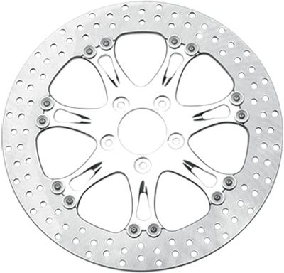 Bromsskiva Performance Machine Two-Piece Paramount flytande H-D 00-upp krom