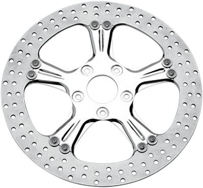 Bromsskiva Performance Machine Two-Piece Wrath flytande krom bak H-D 03-upp