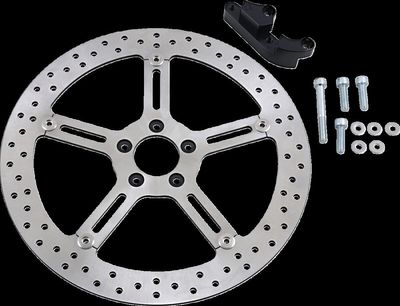 Bromsskiva fram Arlen Ness 15" höger Right front Dyna 00-05 m.fl.
