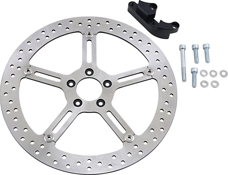 Bromsskiva fram Arlen Ness 15" höger Right front Dyna 00-05 m.fl.