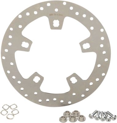 Bromsskiva Drag Specialties fram 11,5" slipad rostfri custom