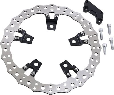 Bromsskiva Arlen Ness Jagged Brake Spoke flytande vänster Touring 14-24, Trike 21
