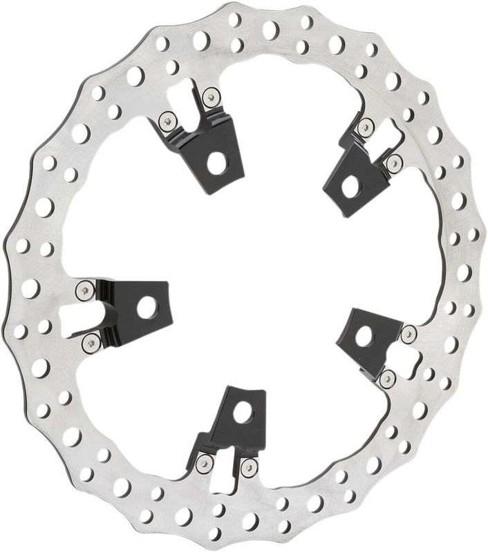 Bromsskiva Arlen Ness Jagged Brake Spoke flytande vänster Touring 14-24, Trike 21