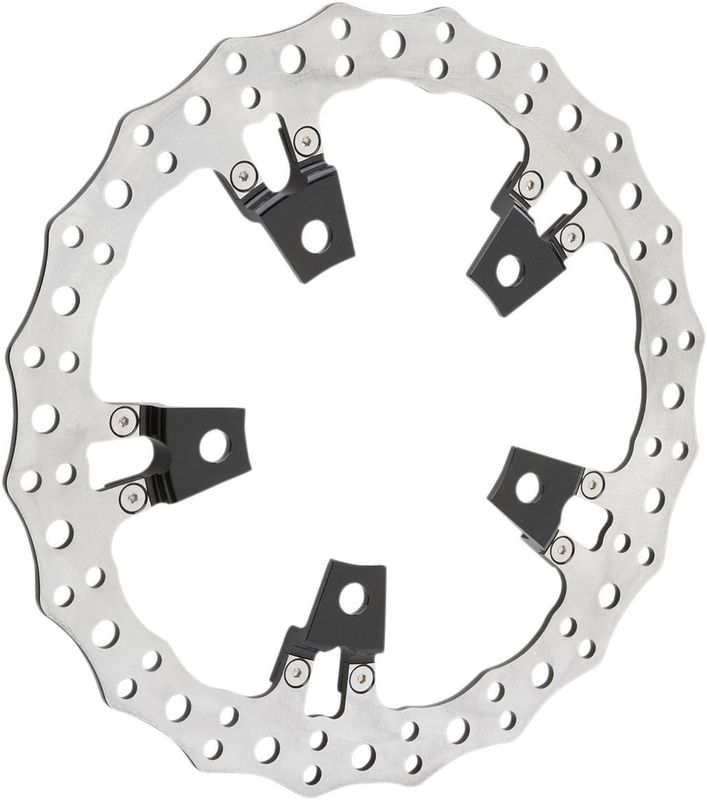 Bromsskiva Arlen Ness Jagged Brake Spoke flytande höger Touring 14-24, Trike 21