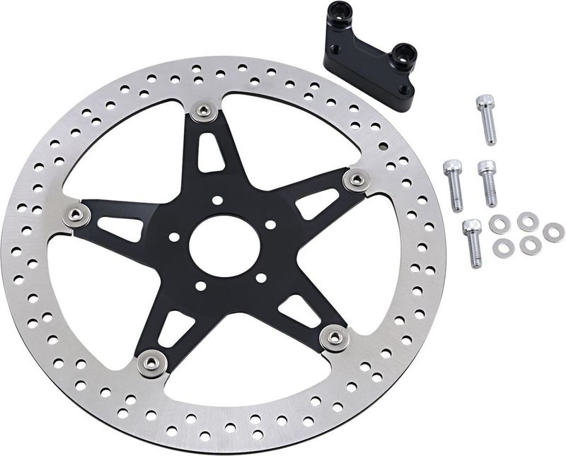 Bromsskiva Arlen Ness Brake L F 14" flytande FLT/Touring 08-13