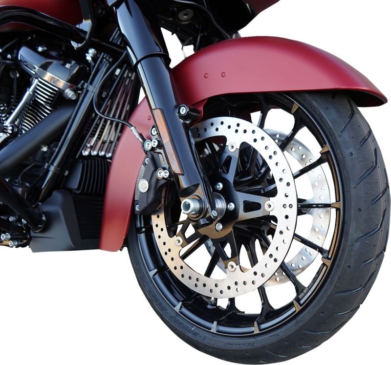 Bromsskiva Arlen Ness Brake R F 14" flytande FLT/Touring 08-13