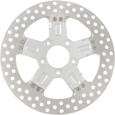 Bromsskiva Performance Machine Two-Piece stål bak H-D 08-upp rostfri krom