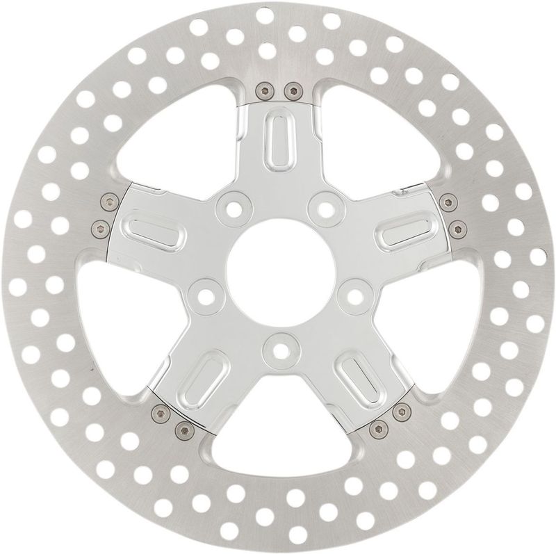 Bromsskiva Performance Machine Two-Piece stål bak H-D 08-upp rostfri krom
