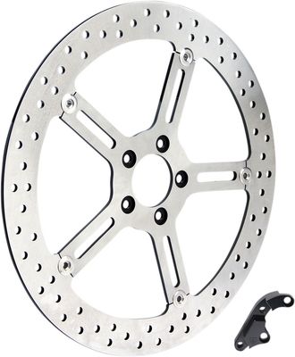 Bromsskiva Arlen Ness Brake flytande vänster Dyna 06-17, Softail 15-17
