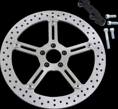 Bromsskiva Arlen Ness Brake flytande höger Dyna 06-17, Softail 15-17