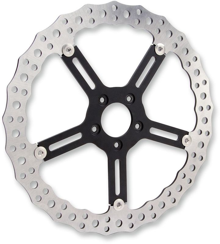 Bromsskiva fram Arlen Ness Jagged 15" höger Right front Dyna 00-05 m.fl.