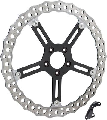 Bromsskiva fram Arlen Ness Jagged 15" höger Right front Dyna 06-17 m.fl.