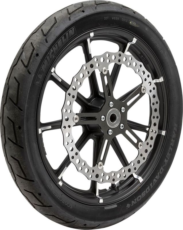 Bromsskiva fram Arlen Ness Jagged 15" höger Right front Dyna 06-17 m.fl.
