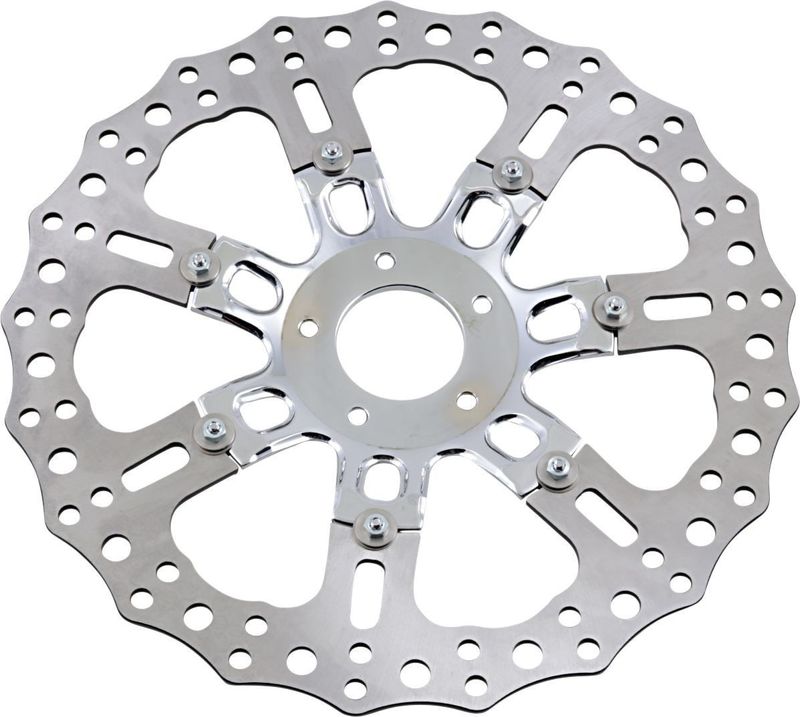 Bromsskiva ventil fram Arlen Ness 7 14" polerad