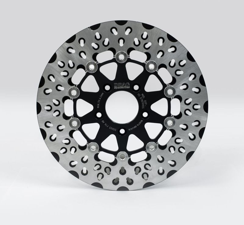Bromsskiva Drag Specialties FTK Diskle svart H-D 00-14