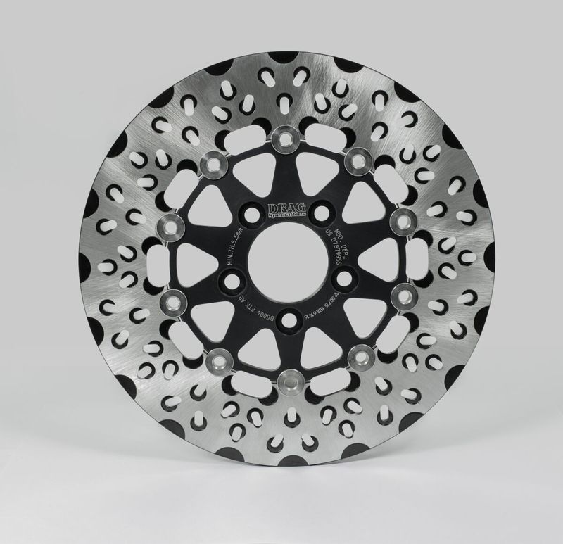 Bromsskiva Drag Specialties FTK Diskle svart H-D 00-24