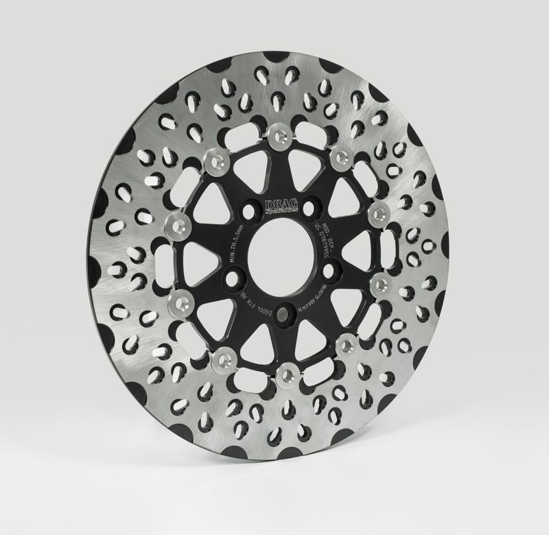 Bromsskiva Drag Specialties FTK Diskle svart H-D 00-24