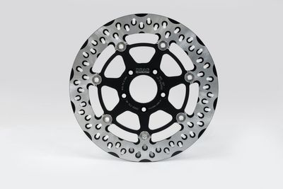 Bromsskiva Drag Specialties FTK Diskle svart H-D 06-24