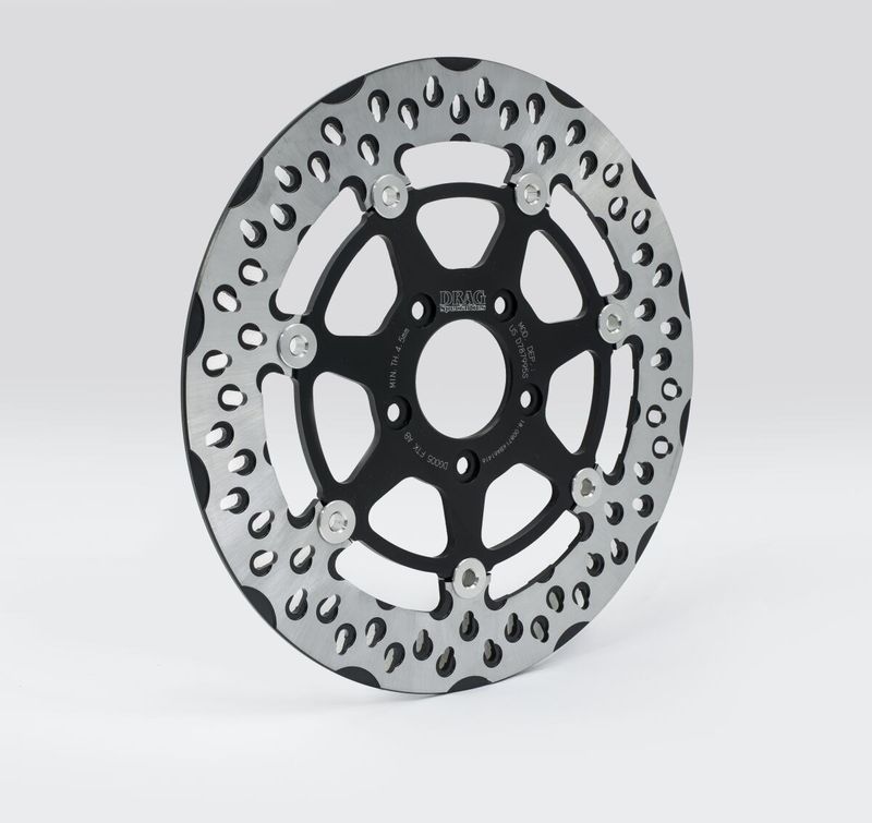 Bromsskiva Drag Specialties FTK Diskle svart H-D 06-24