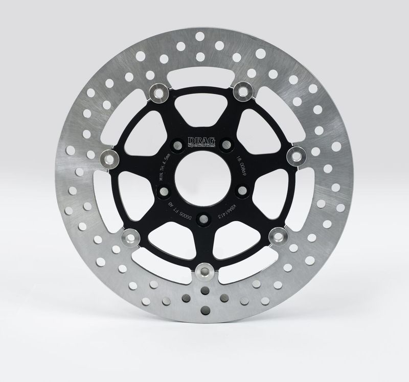 Bromsskiva Drag Specialties flytande rund Sportster 14-22, Softail 15-24