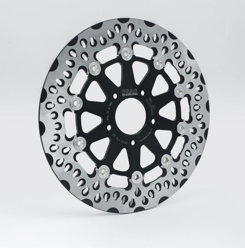 Bromsskiva Drag Specialties FTK Diskle svart H-D 08-24