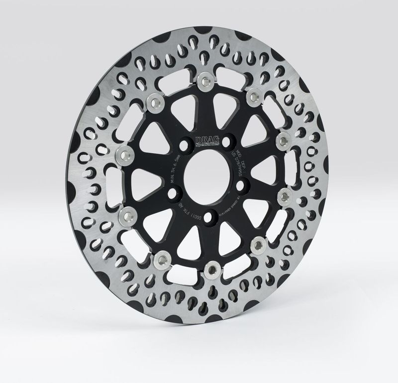 Bromsskiva Drag Specialties FTK Diskle svart Touring 12-24