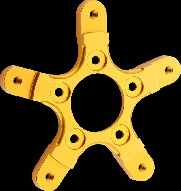 Adapter bromsskiva Arlen Ness guld anodiserad