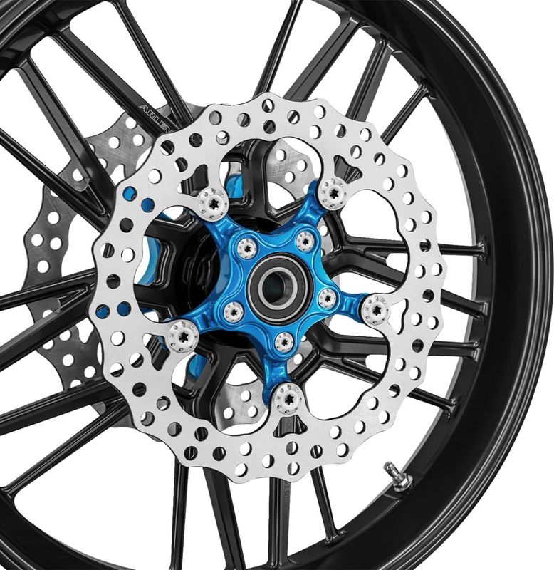 Bromsskiva Arlen Ness Spider 11.8 fram/bak blå