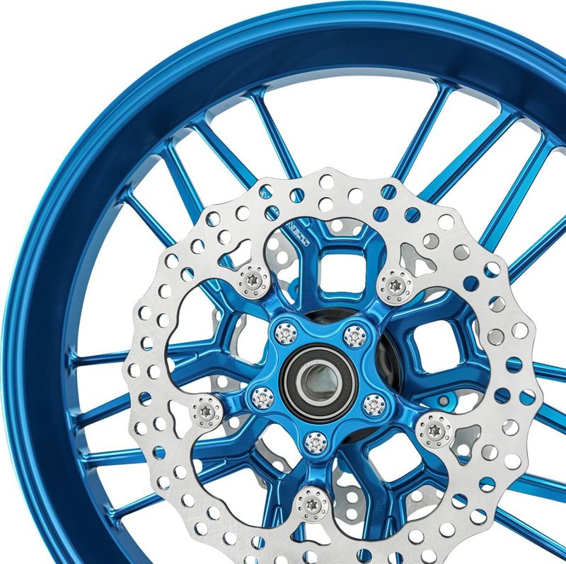 Bromsskiva Arlen Ness Spider 11.8 fram/bak blå