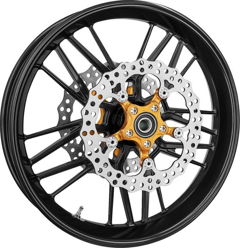 Bromsskiva Arlen Ness Spider 11.8 fram/bak guld